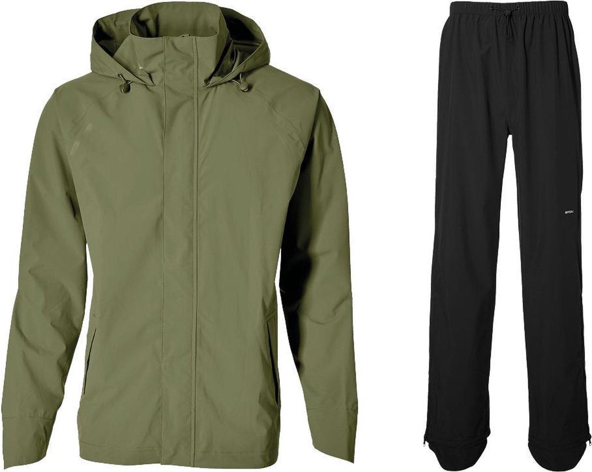 Basil Hoga Unisex Regenpak - Groen - Maat Xxxl
