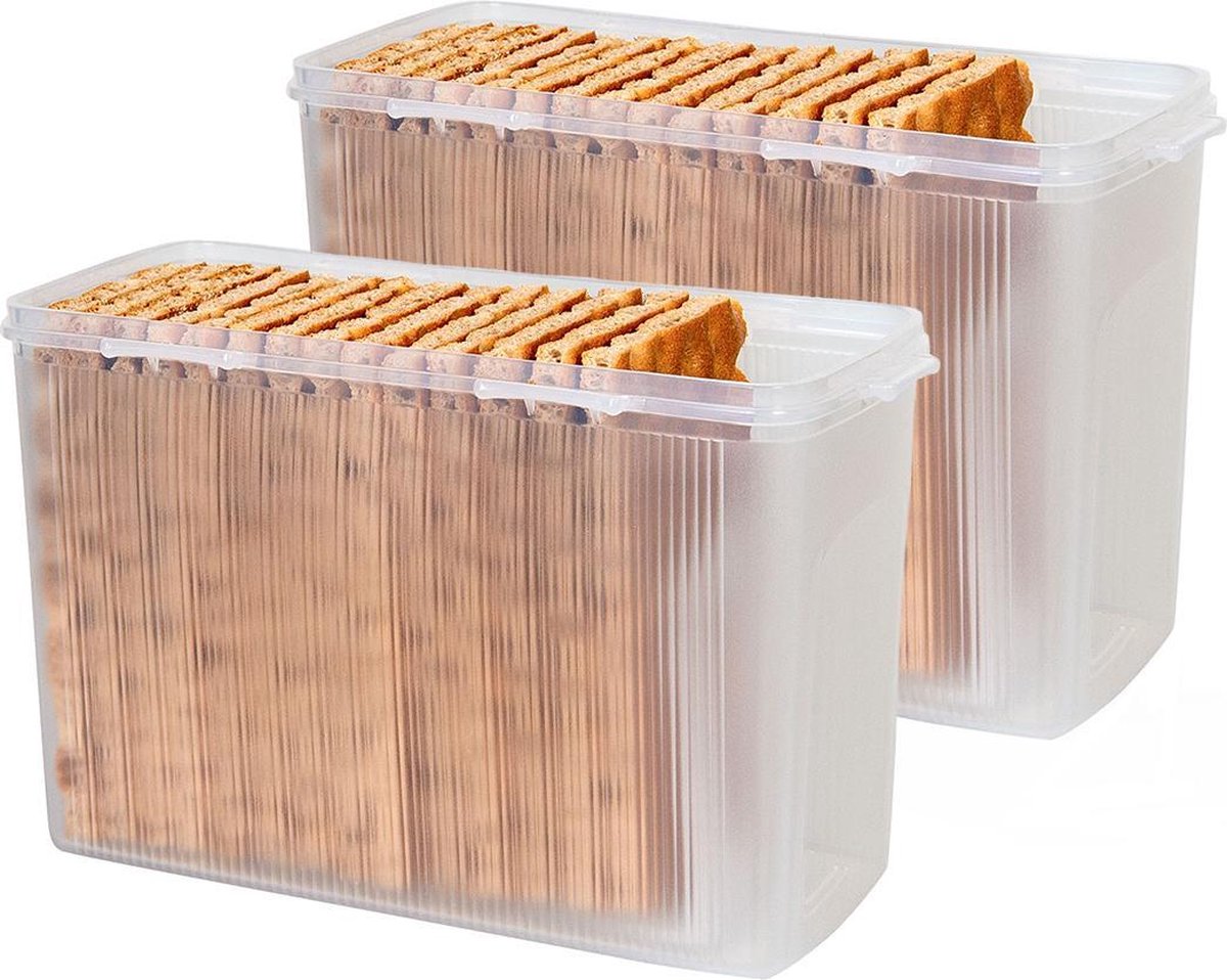 Lock&Lock Cracker bewaardoos | Knackebrod bewaardoos | Vershouddoos - 1