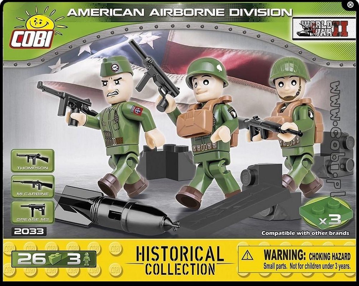 Cobi 2033 American Airborne Division - Constructiespeelgoed - Modelbouw - Leger