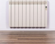 Elektrische Radiator Wifi Oyster White (RAL) - Smartcontrol via app - Energiebesparende functies - Laag verbruik - Realtime consumptie - 9 elementen - 990 W - Zuinigste Radiator
