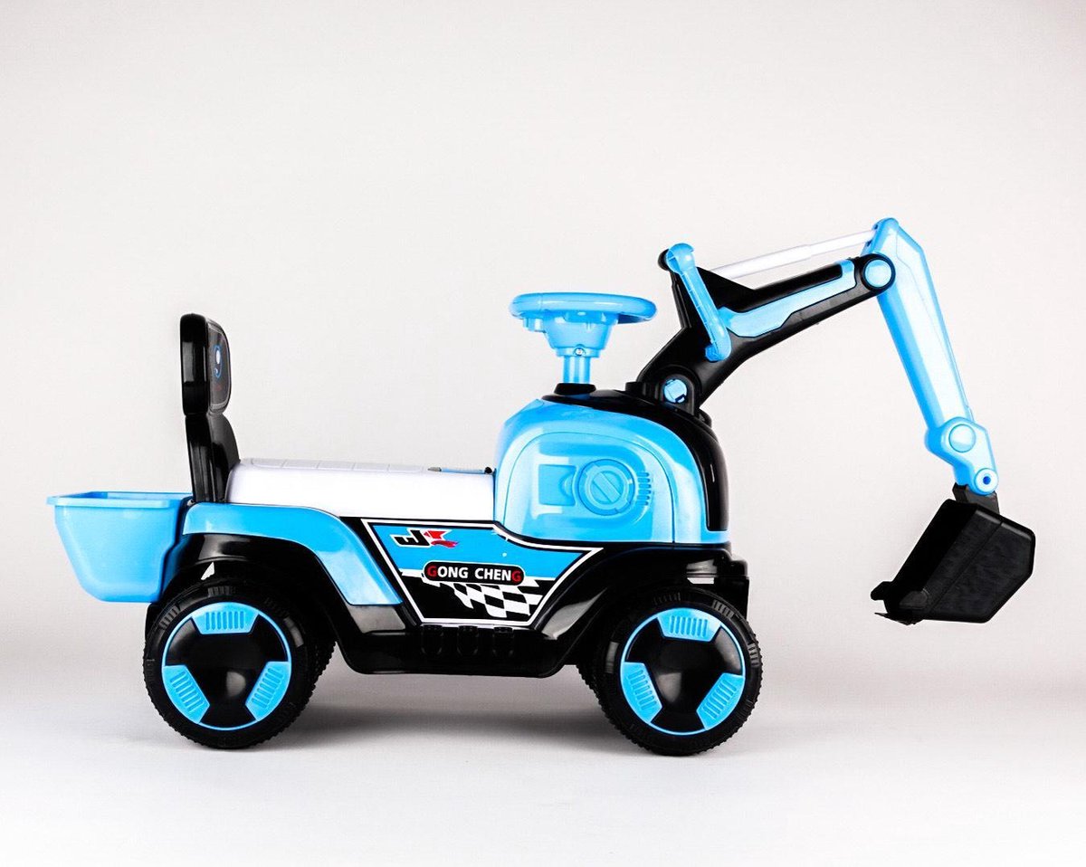 Loopauto graafmachine Blauw