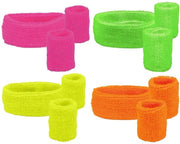 4 Sets haarbandjes met zweetbandjes