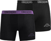 Kappa - Boxer 2 Pack - Zwart - Heren - maat  L