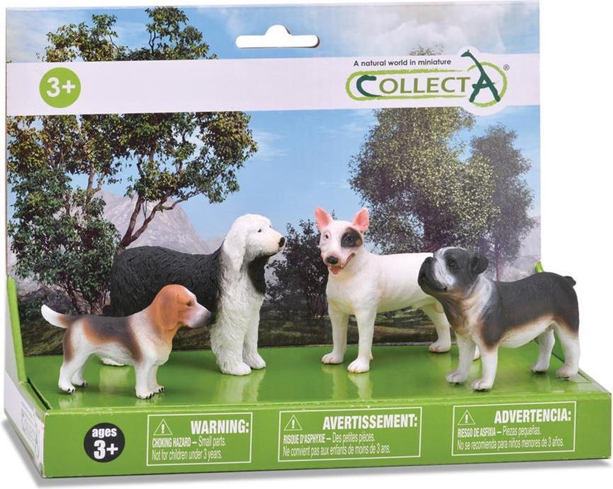 Collecta Honden: Speelset In Giftverpakking    4-delig