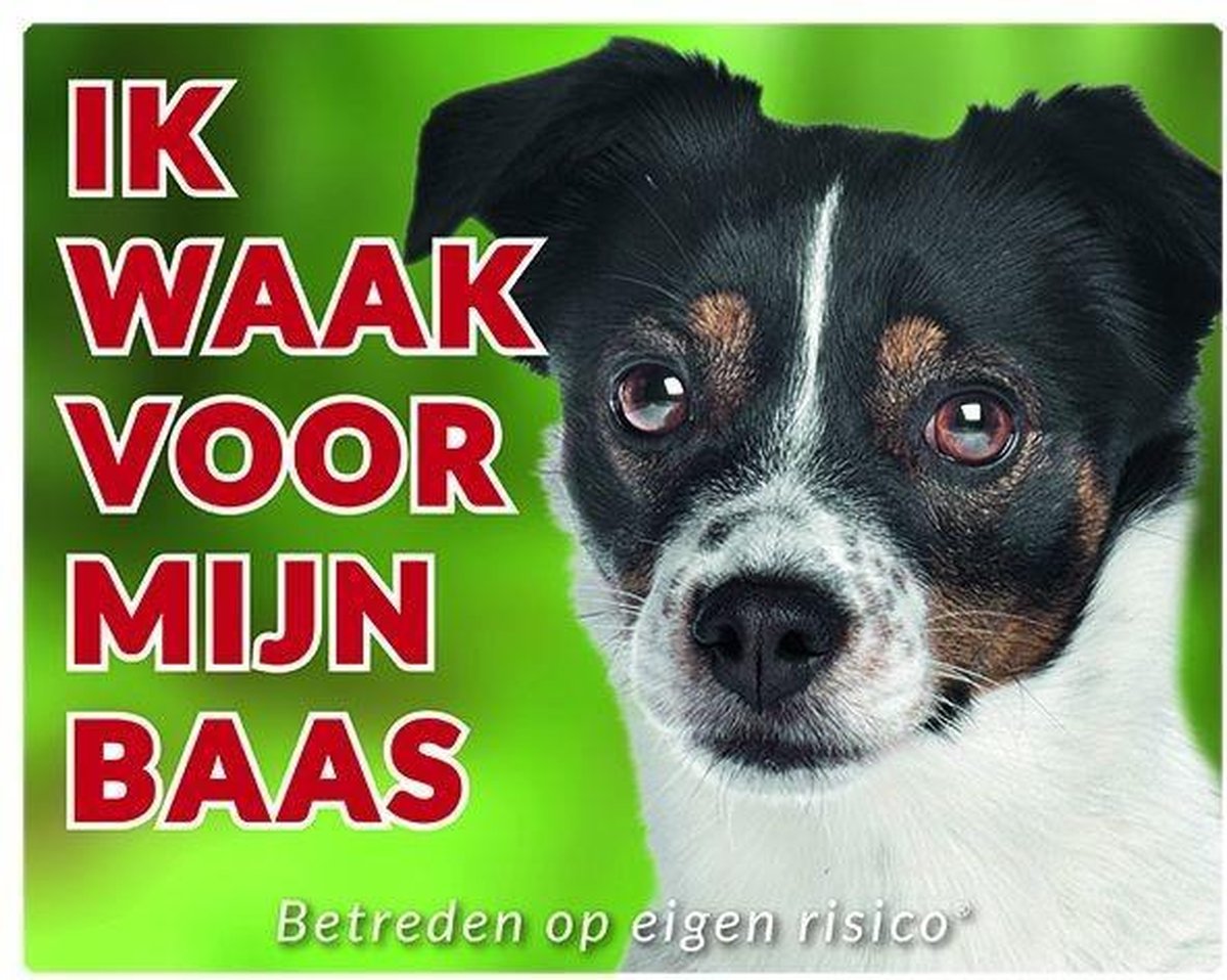 Boerenfox Waakbord - Ik waak voor mijn baas