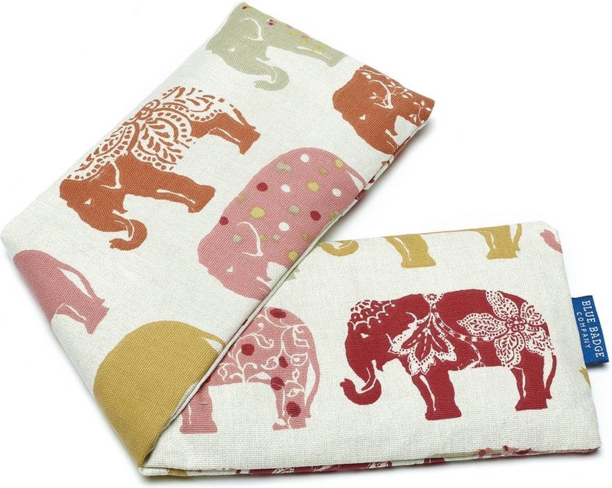 Lavendel tarwe / pittenzak Olifant design