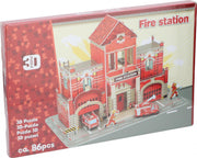Tom Puzzel 3d Brandweer 86 Stukjes