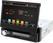 1 din Auto Radio Navigatie systeem - Android 7.1 Wifi 7 inch klapscherm  + GRATIS Achteruitrijcamera