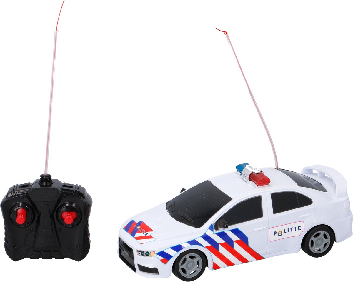 Gearbox Politieauto - op afstand bestuurbaar - schaal 1:20