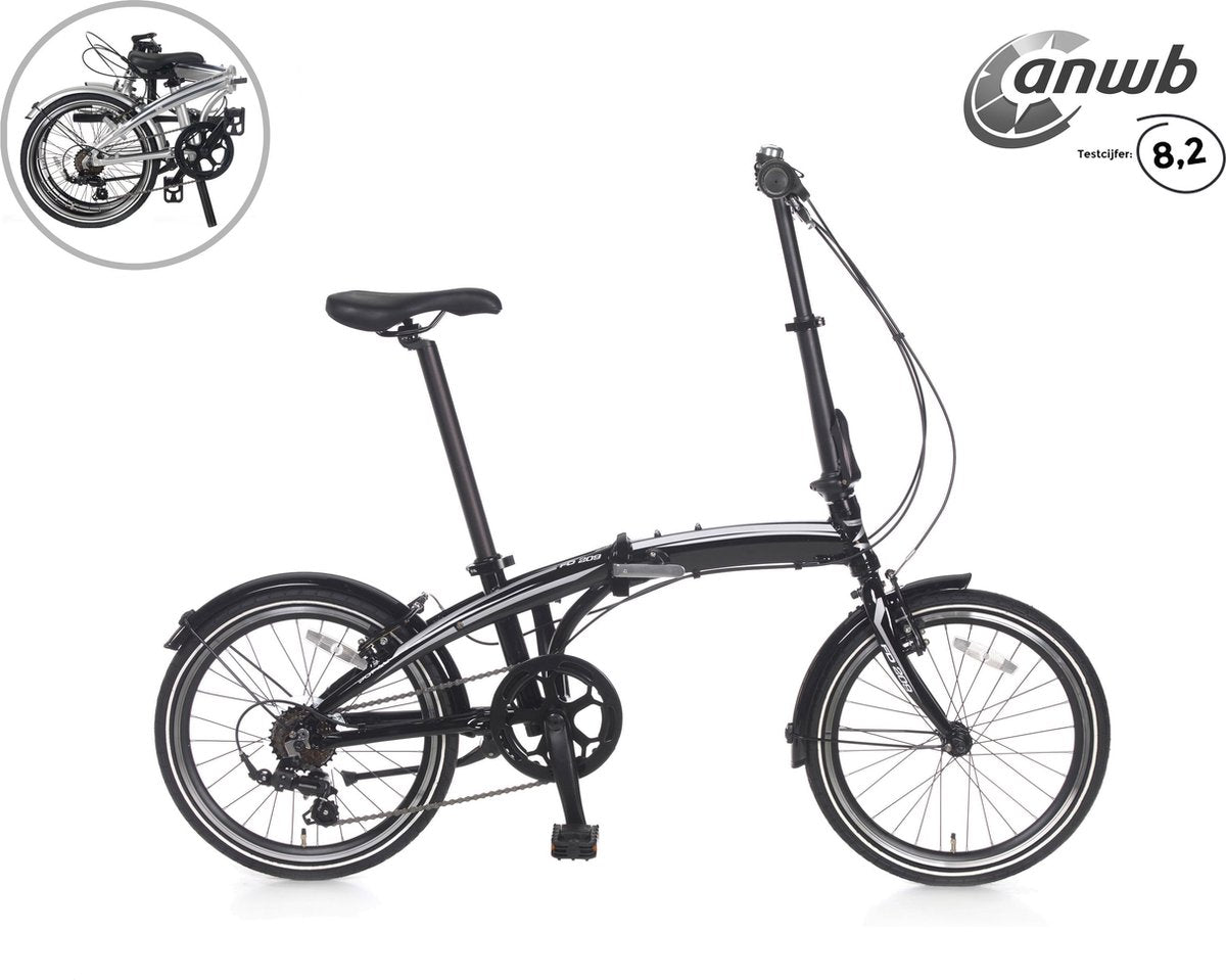 Popal Subway F209 Vouwfiets - 20 inch - Zwart