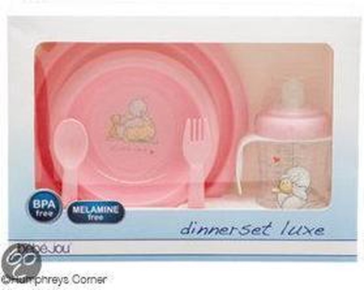 bébé-jou Humphreys Dinerset Luxe - Roze