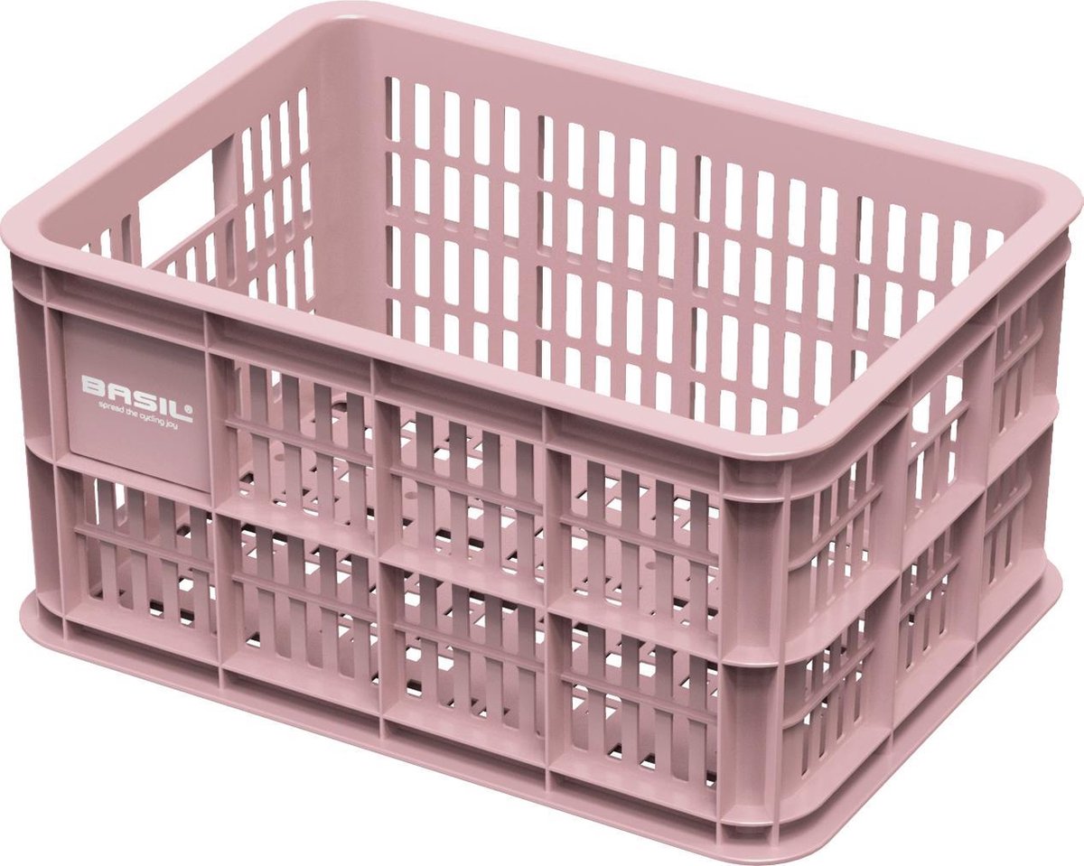 Basil Crate Fietskrat S - Small - Roze - 25 Liter