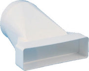 Nedco Overgangsstuk ventilatiekanaal: buismaat 125mm & 204 x 60 mm