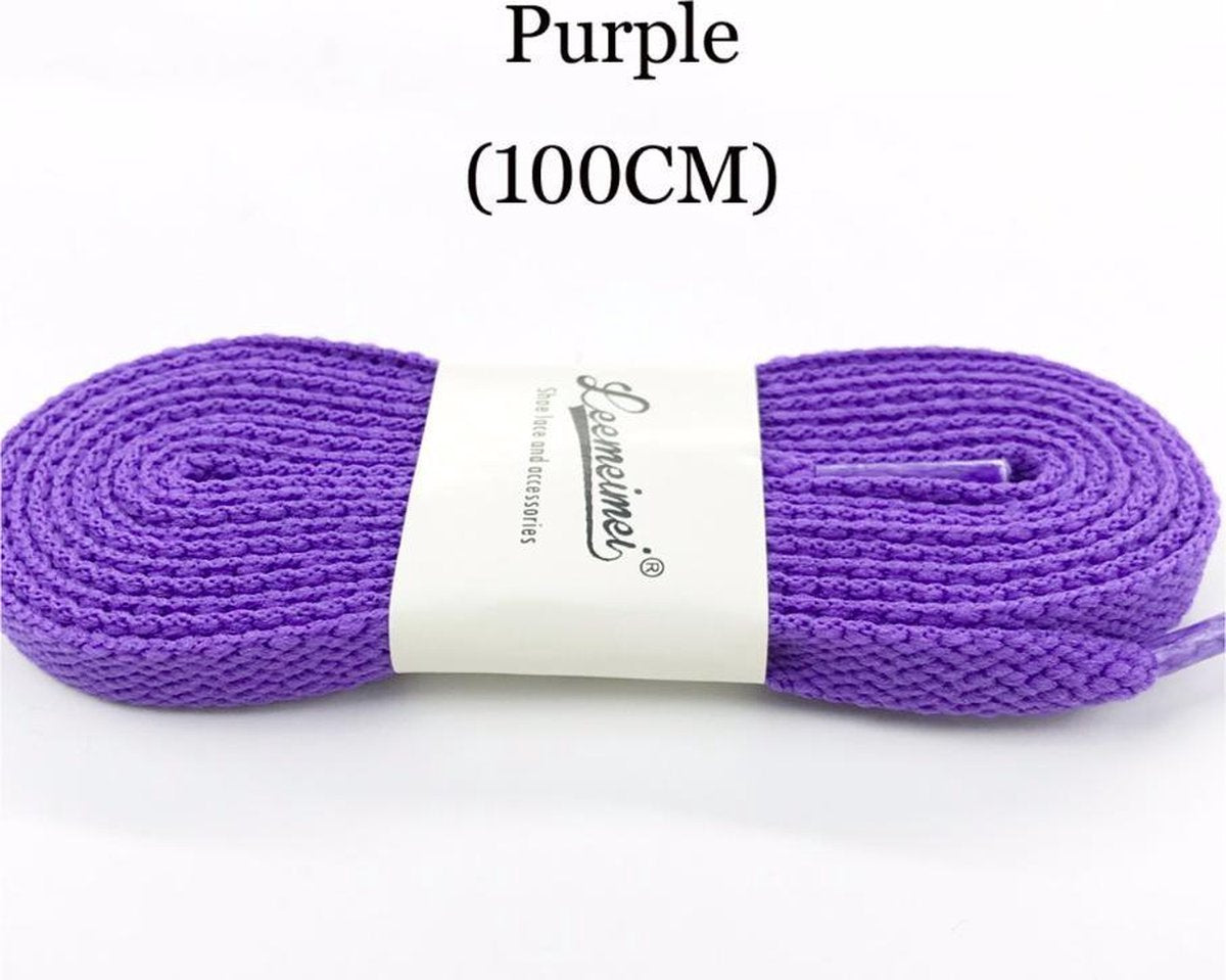 ProductGoods - 2 Paar Mooie schoenveters | 100 cm | Paars | Schoenveter