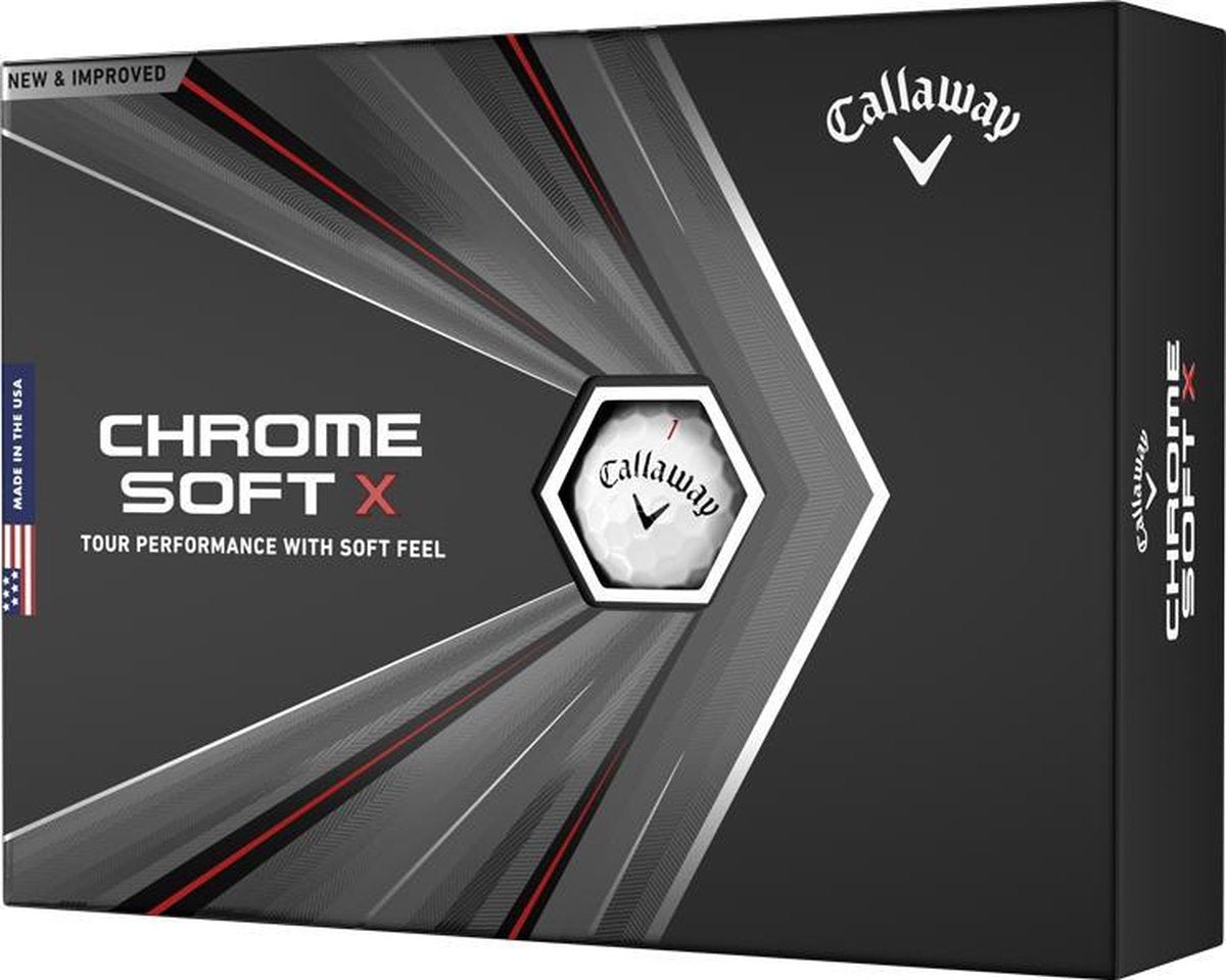 Callaway Chrome Soft-X 2020 Golfballen - Wit