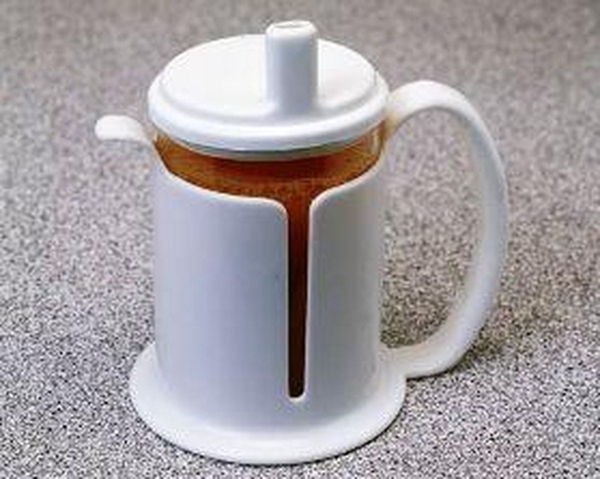 Beker met houder en drinktuitje 400 ml