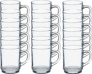 24x Theeglazen/koffieglazen Versailles transparant 250 ml