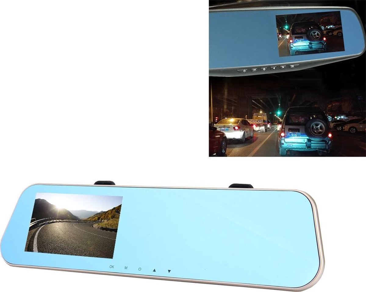 Scherm linksachteruitkijkspiegel Achteruitkijkspiegel DVR van het voertuig