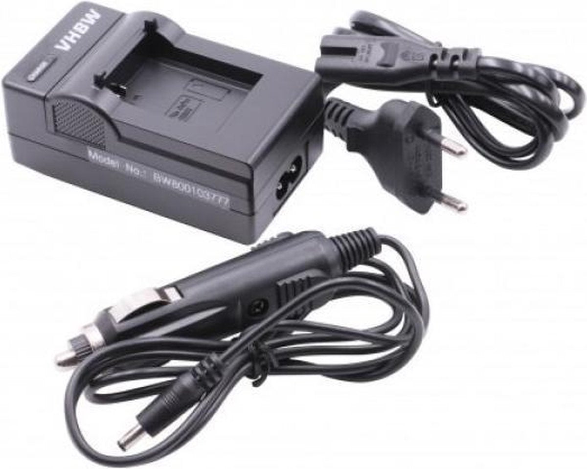 VHBW Camera accu snellader compatibel met GoPro Hero3 en Hero3+ accu's