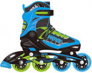 Move Move Fast  Inlineskates - Maat 38-41 - Unisex - blauw/zwart/groen