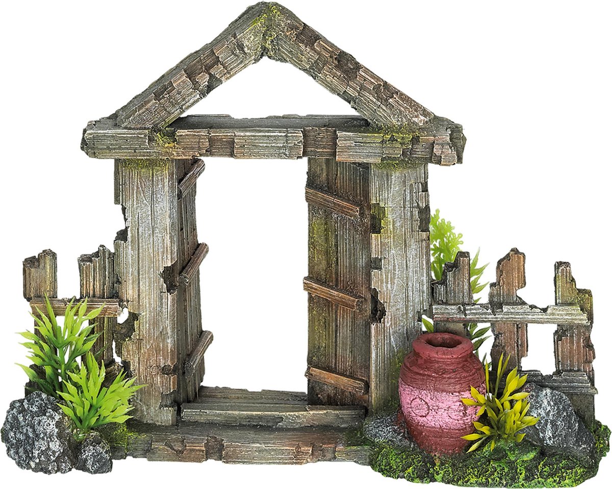 Aqua deco houten poort 21x7