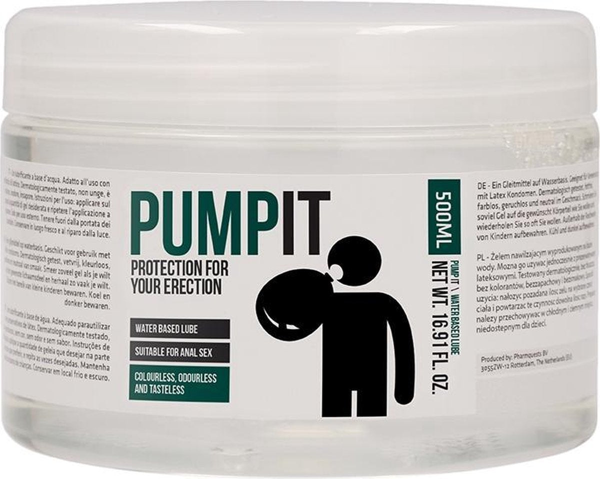Pump it - Protection For Your Erection - 500 ml - Lubricants - Anal Lubes