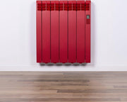 Elektrische Radiator Wifi Flame Red Design Line (RAL) - Smartcontrol via app - Energiebesparende functies - Laag verbruik - Realtime consumptie - 5 elementen - 550 W - Zuinigste Radiator