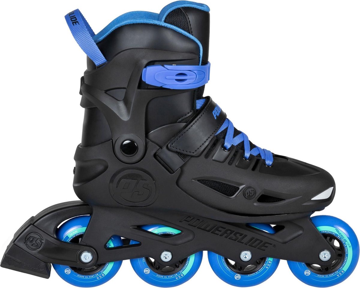 Powerslide One Stargaze  Inlineskates - Maat 37-40 - Unisex - zwart/blauw verstelbaar