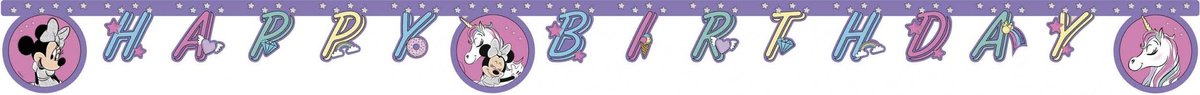Procos Slinger Minnie Unicorn Paars 2 Meter