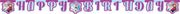 PROCOS - Happy Birthday Frozen verjaardagsslinger - Decoratie > Slingers en hangdecoraties
