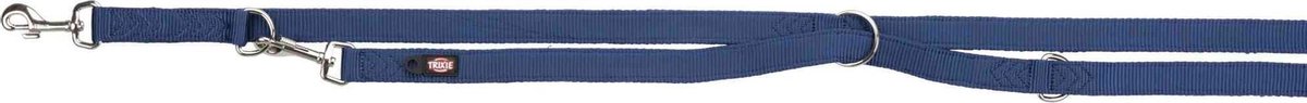 Trixie hondenriem premium verstelbaar tweelaags indigo 200x1