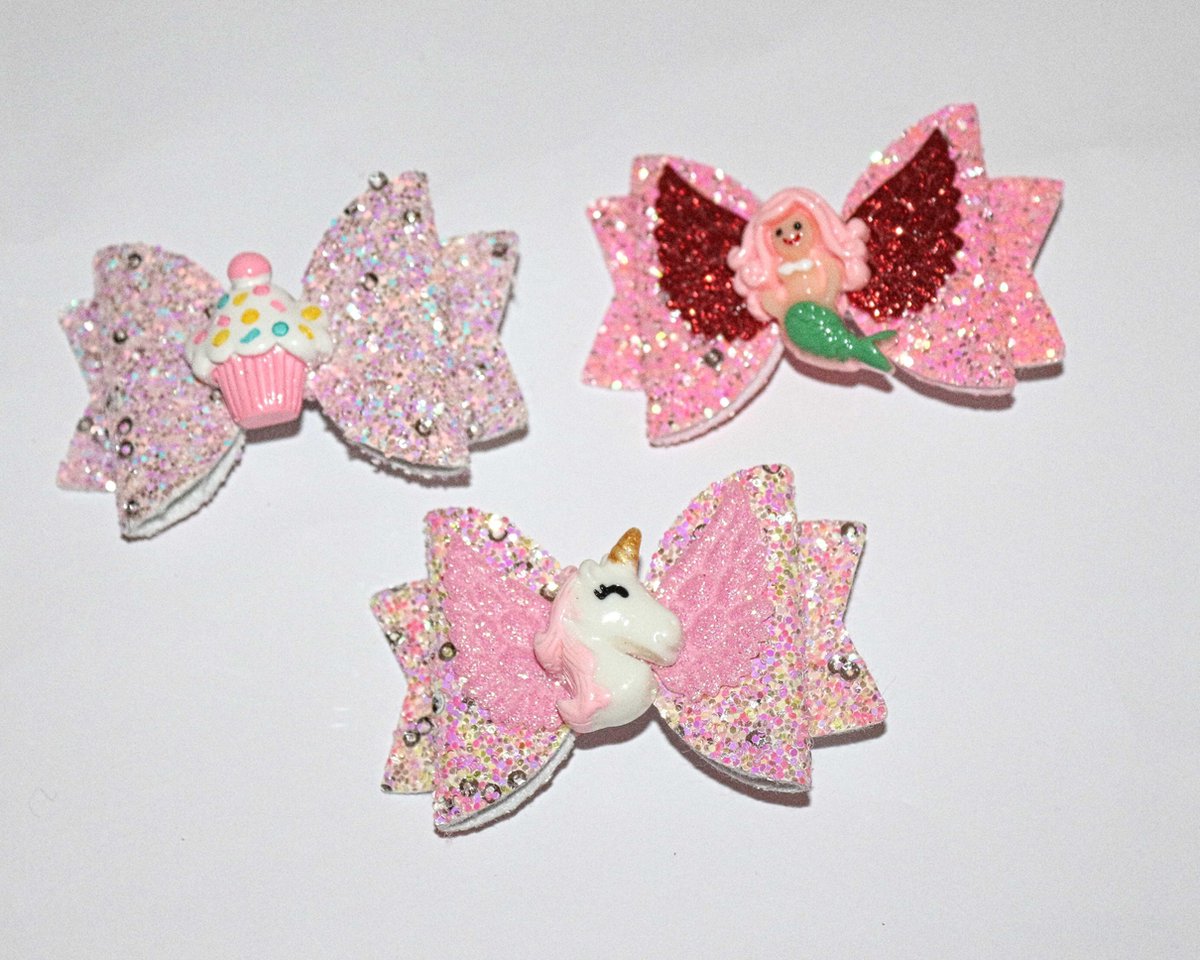 handmade kinder haarspelden set