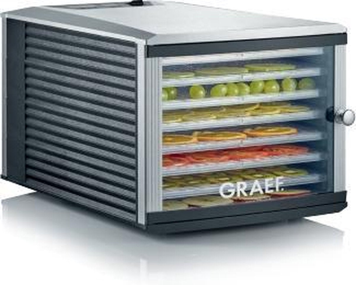 Graef DA 508 voedseldroger Dehydrator 8 laden Zwart 630 W