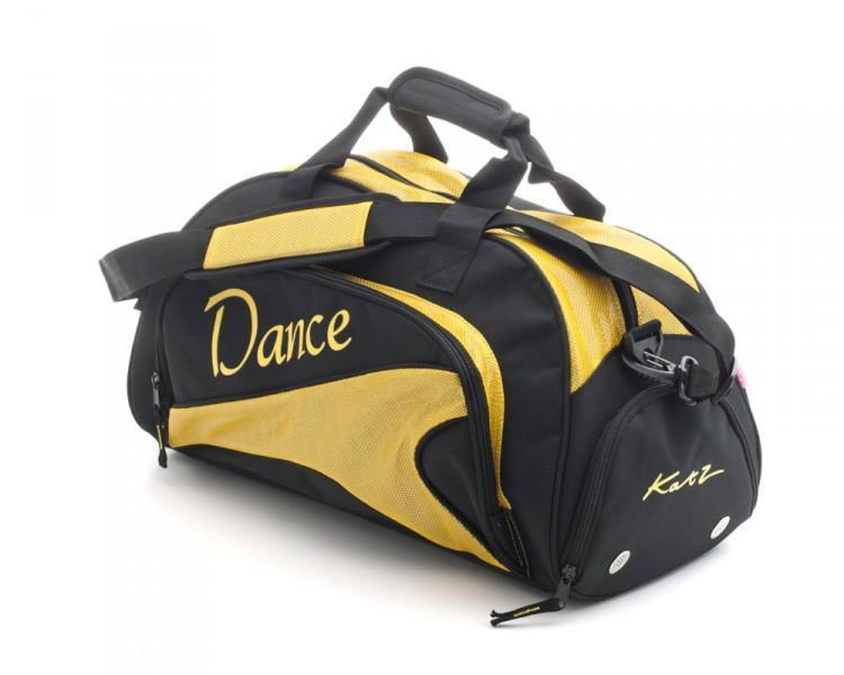 Katz Sporttas Dance Zwart Geel