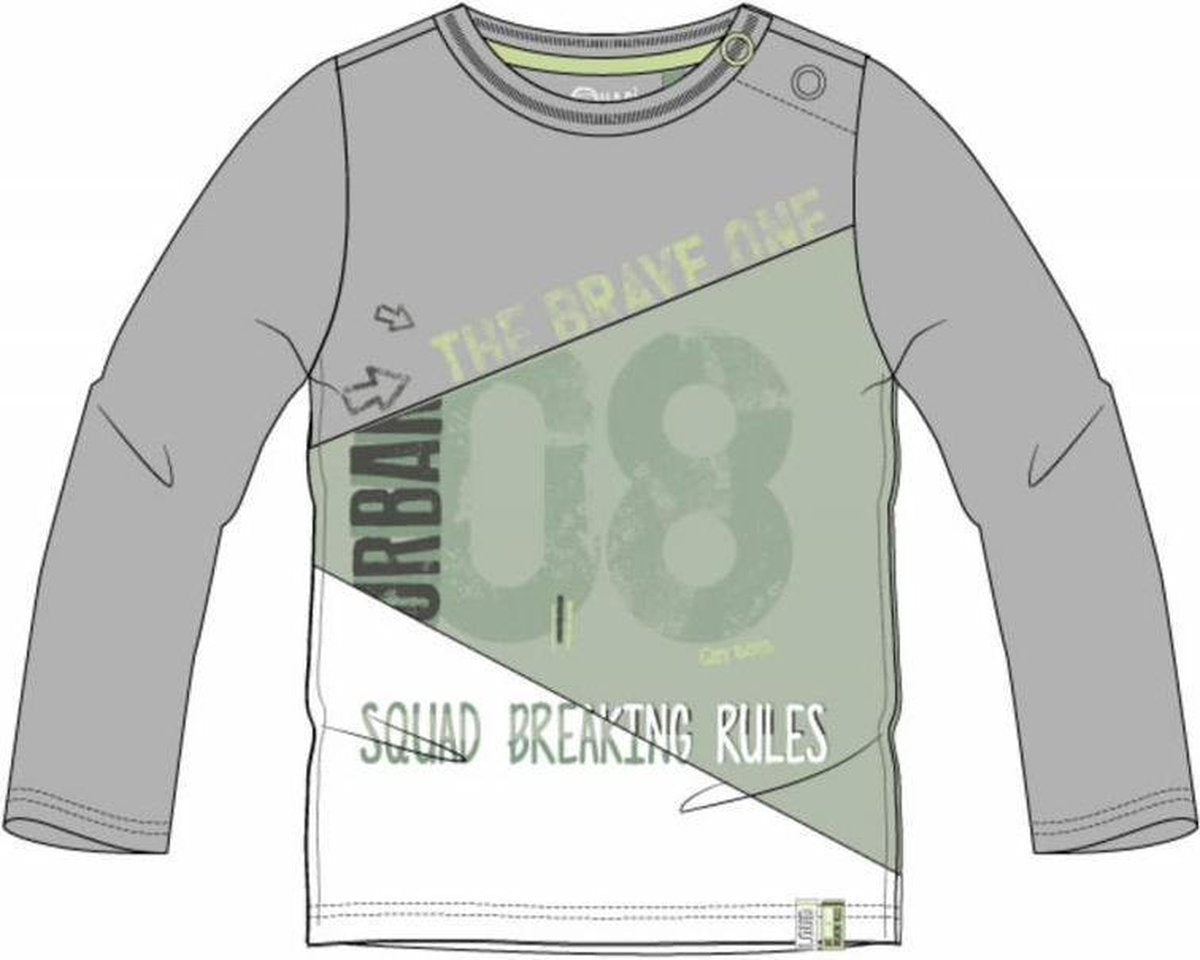 Quapi longsleeve Rafael grey melange