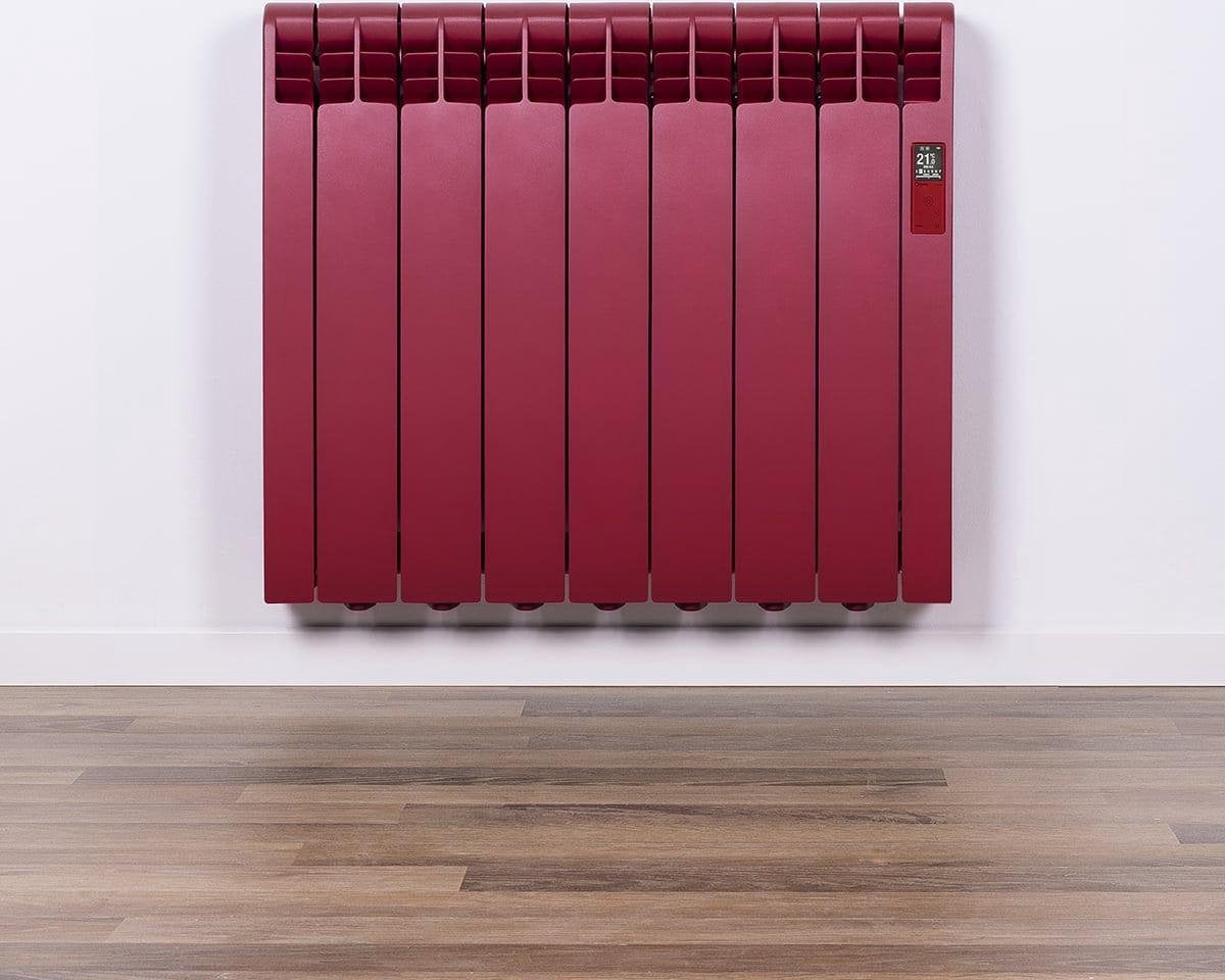Elektrische Radiator Wifi Ruby Red (RAL) - Smartcontrol via app - Energiebesparende functies - Laag verbruik - Realtime consumptie - 7 elementen - 770 W - Zuinigste Radiator