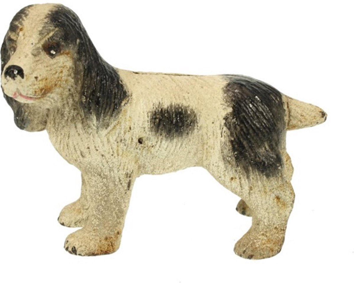 Hond spaarpot metaal 10