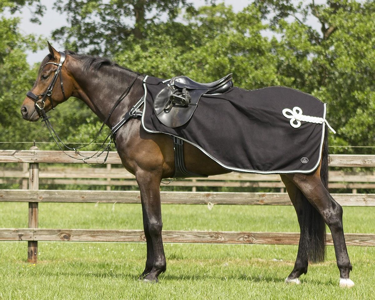 QHP Uitrijdeken fleece Eldorado  M Elegant