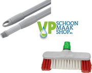 Schrobber met telescoop steel / luiwagen met telescoopsteel uitschuifbaar Schippers met baard