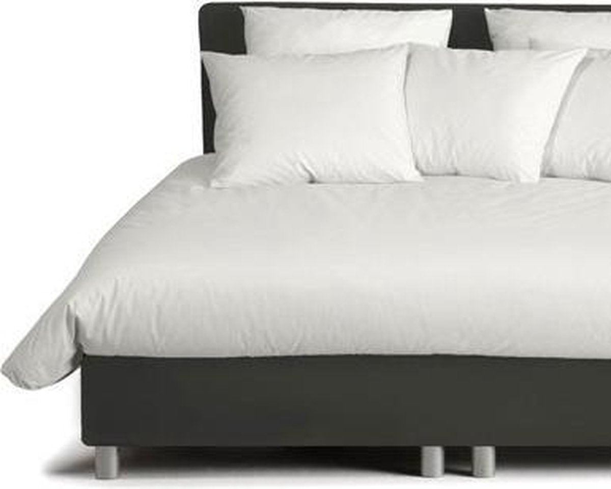 Dekbedovertrekset katoen 240 x 200/220 (02) woolwhite uni Damai