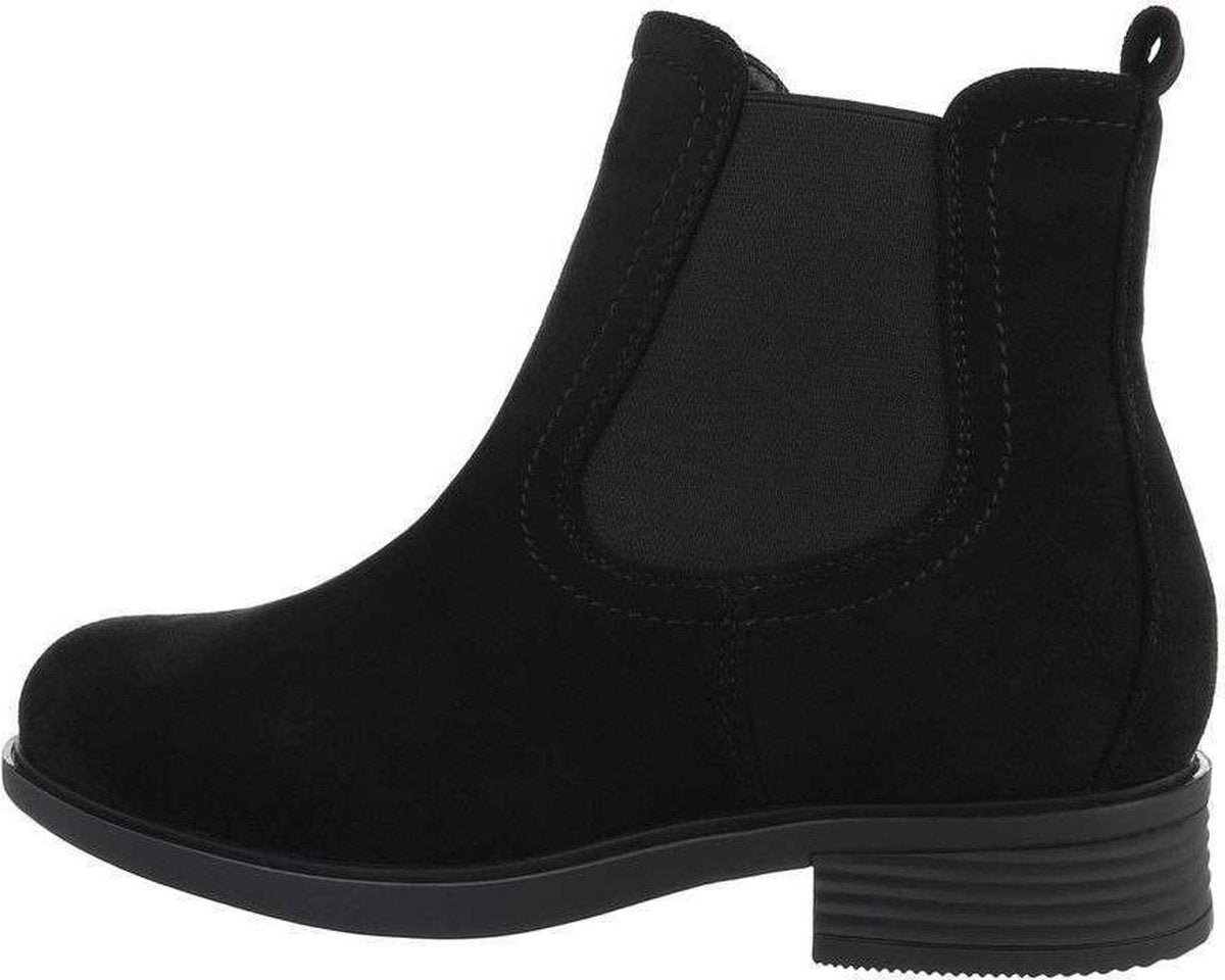 Chelsea boots suède zwart Zwart / 37