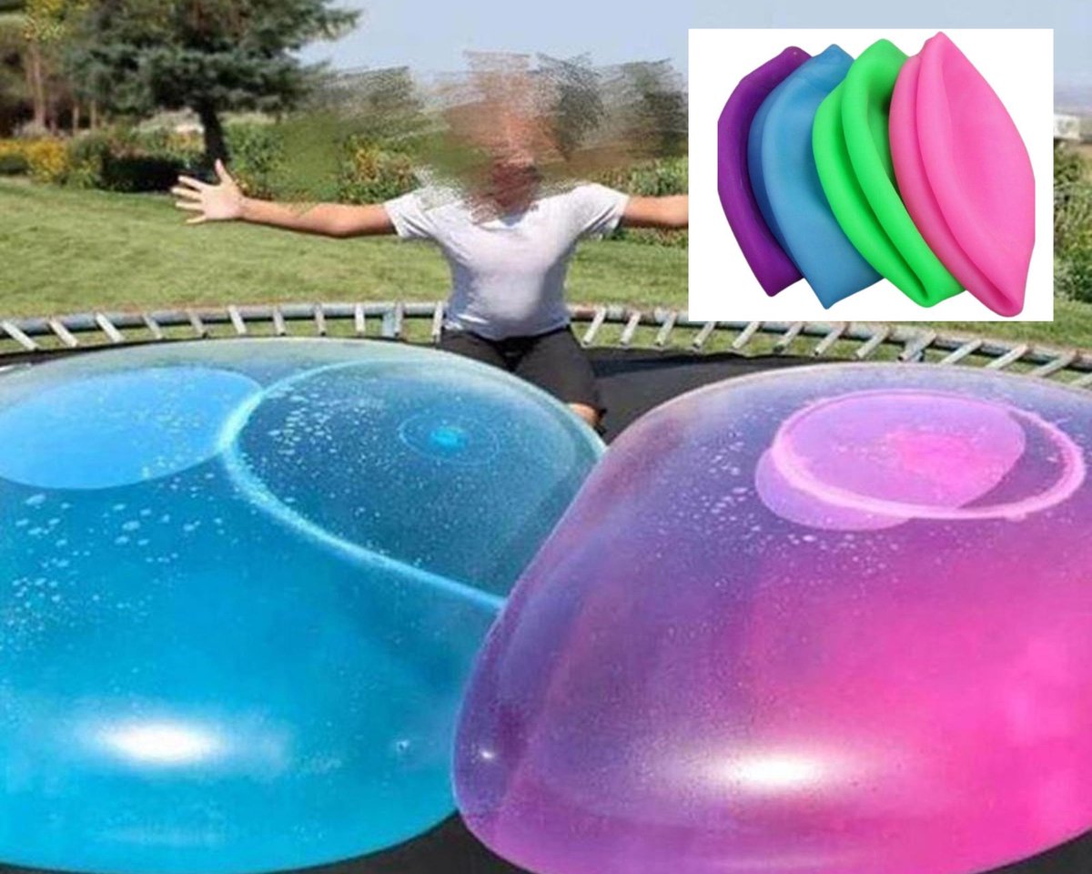 jelly bubble - Paars | bubble ball balloon | Xl-120Cm | jelly Bubble Ball Watergevulde | Interactieve Rubberen Ballen Voor Feest | waterspelletjes | buitenspelen