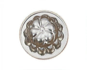 Glückskäfer Bloemetje Bakvorm 10 X 4 Cm Blank Staal