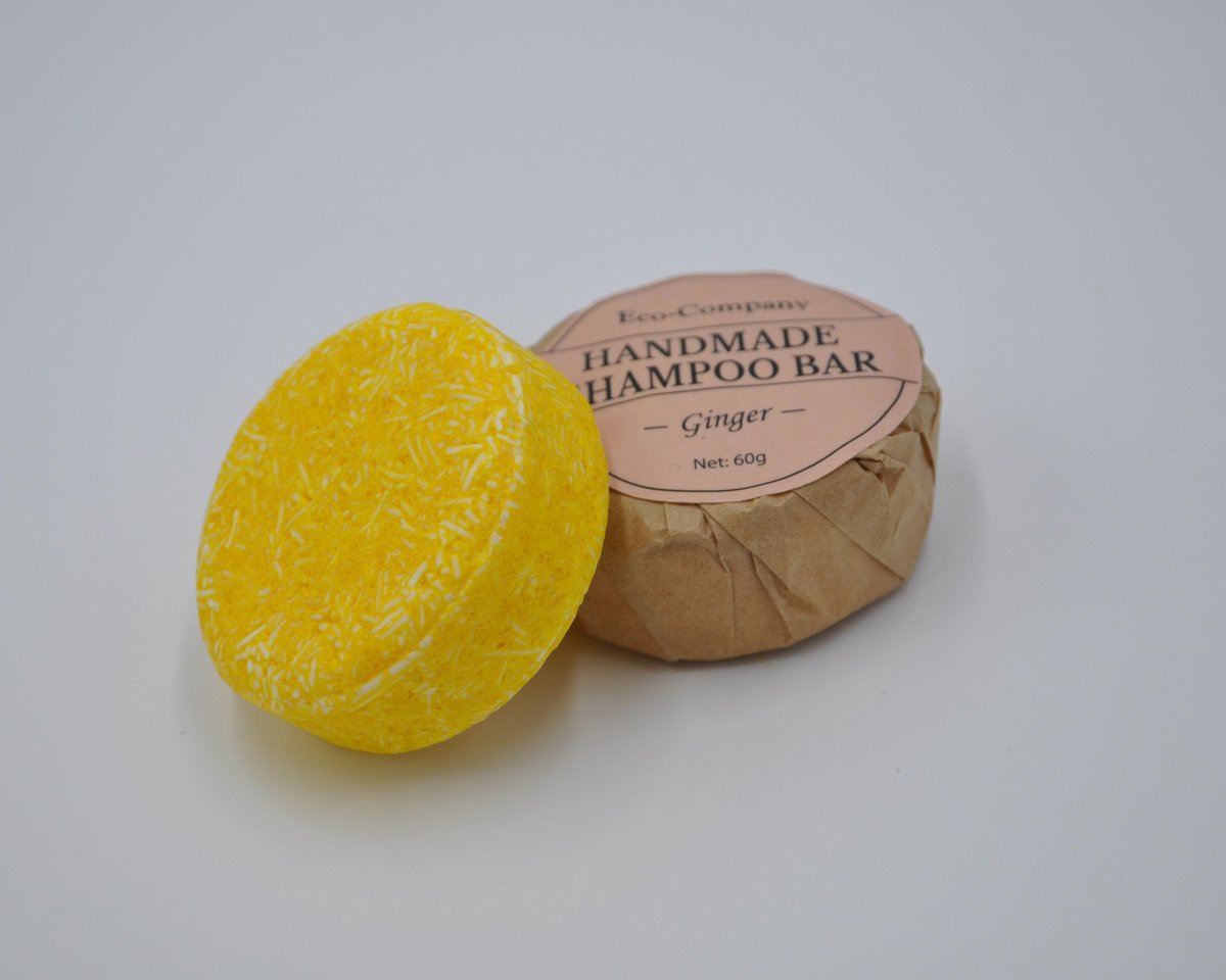 Shampoo bar Gember - Handgemaakt - Zero waste - Verzorgend - Alle haartype