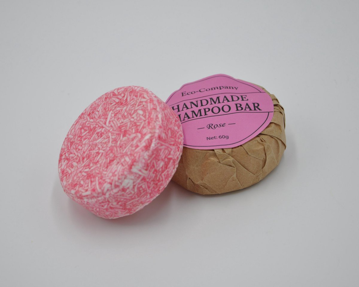 Shampoo bar Rozen - Handgemaakt - Zero waste - Voor droog haar