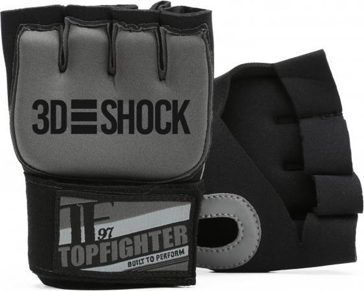 Topfighter Impact Gel Binnenhandschoenen Zwart Kinderen
