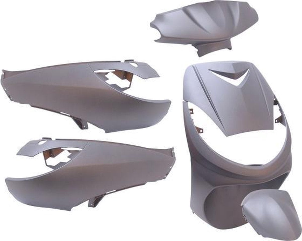 Plaatset Peugeot vivacity tot bj. 2008 6 delig mat grijs
