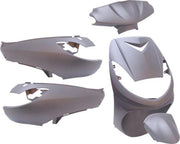 Plaatset Peugeot vivacity tot bj. 2008 6 delig mat grijs