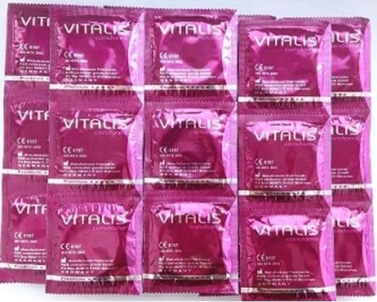 VITALIS - Strong Condooms - 100 stuks| Zaaddodend | Glijmiddel | Condooms | Vibrator | Penis | Buttplug | Sexy | Tril ei | Erotische | Man | Vrouw | Heren | Dames
