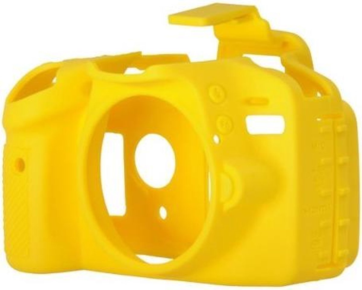 easyCover Silicone cover voor Nikon D3200 geel